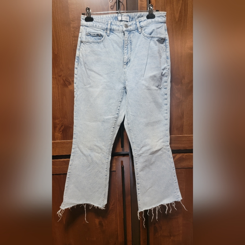 High waist jean, curvy, kick crop